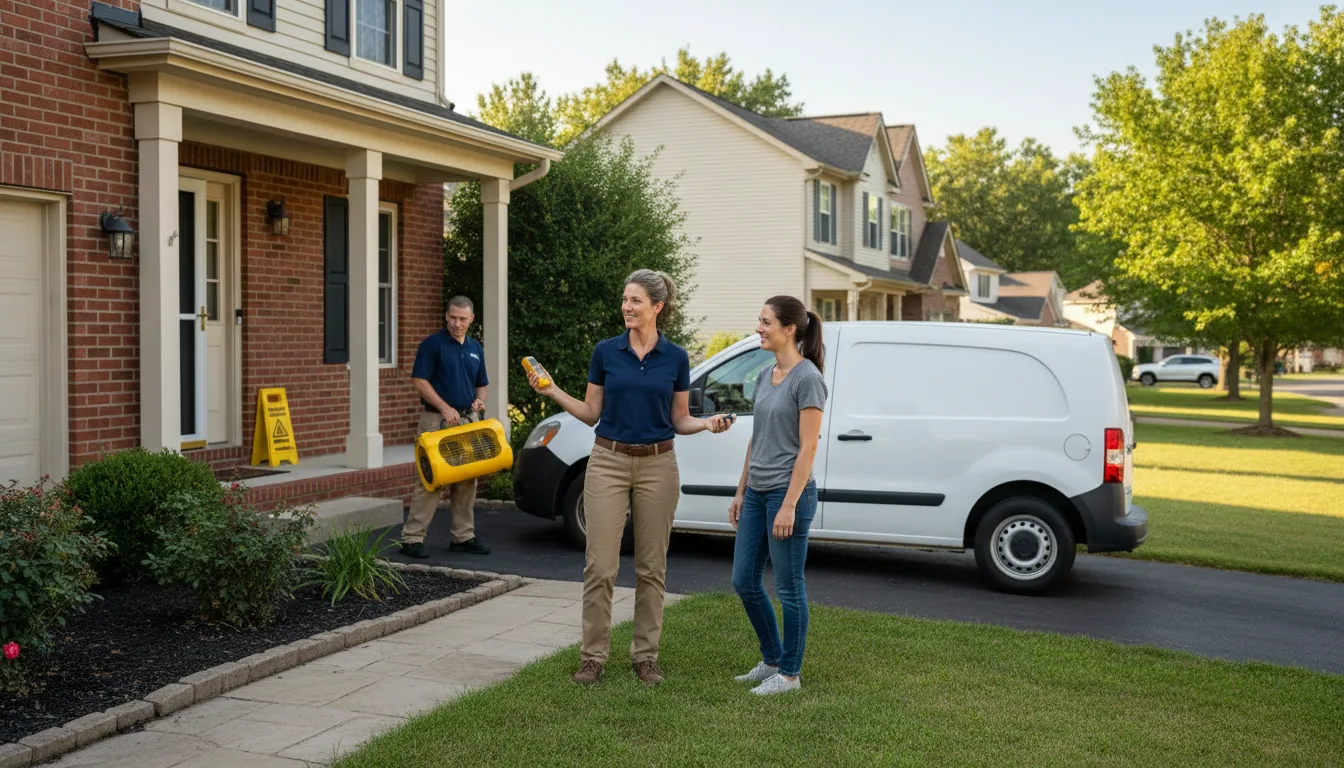 Water restoration image for Fire And Smoke Damage Restoration in Flower Mound, TX